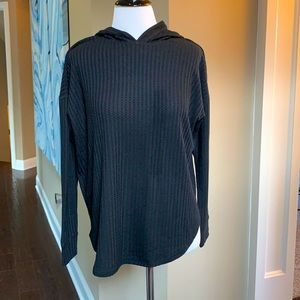 Chaser thermal hoodie in black